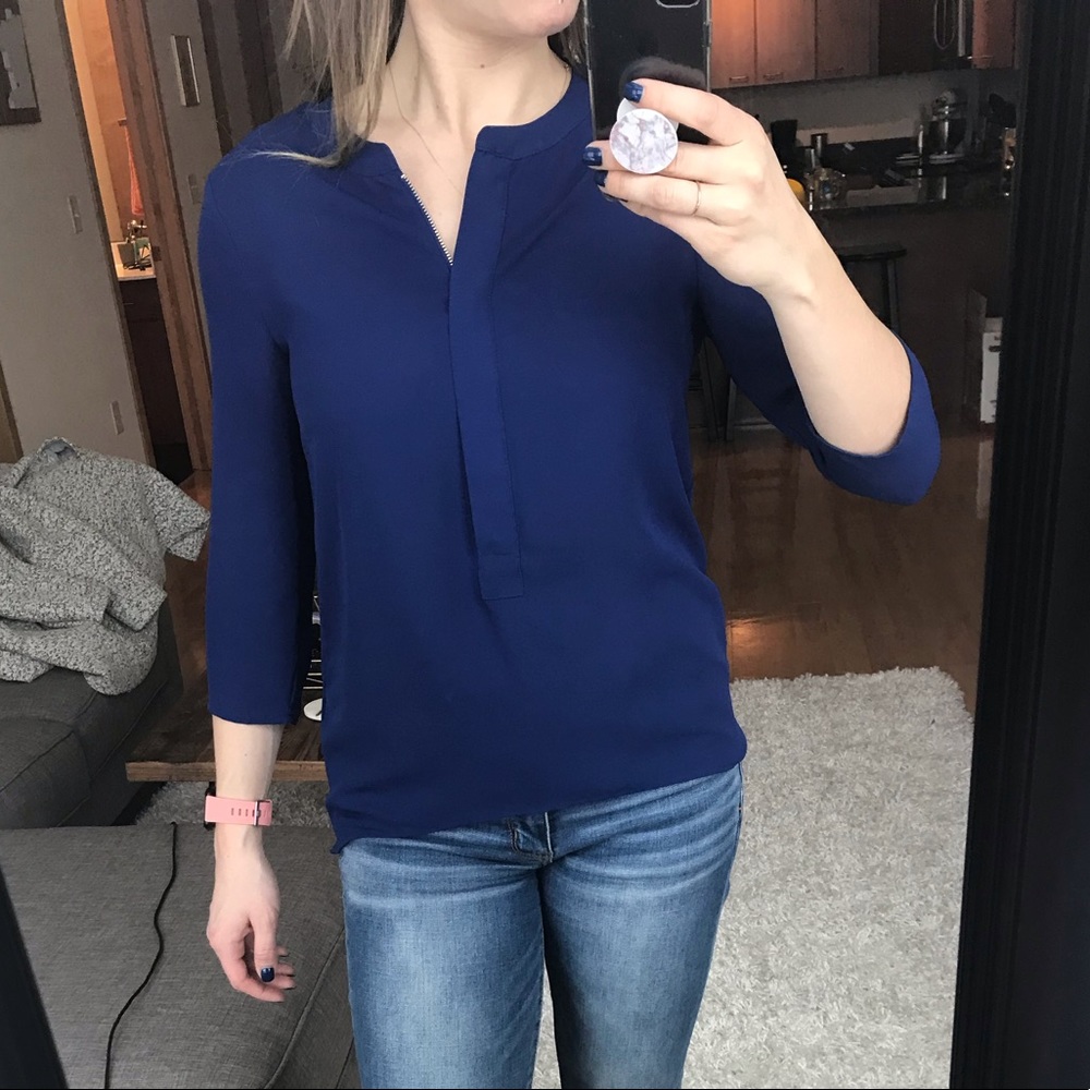 EXPRESS Navy Blouse